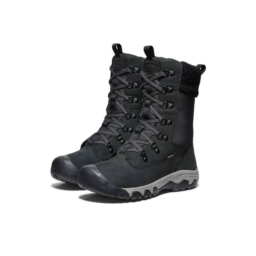 Women's Greta Tall Waterproof Boot  |  Black/Black