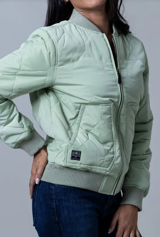 Women's Kimes Marinos Bomber Sage Jacket