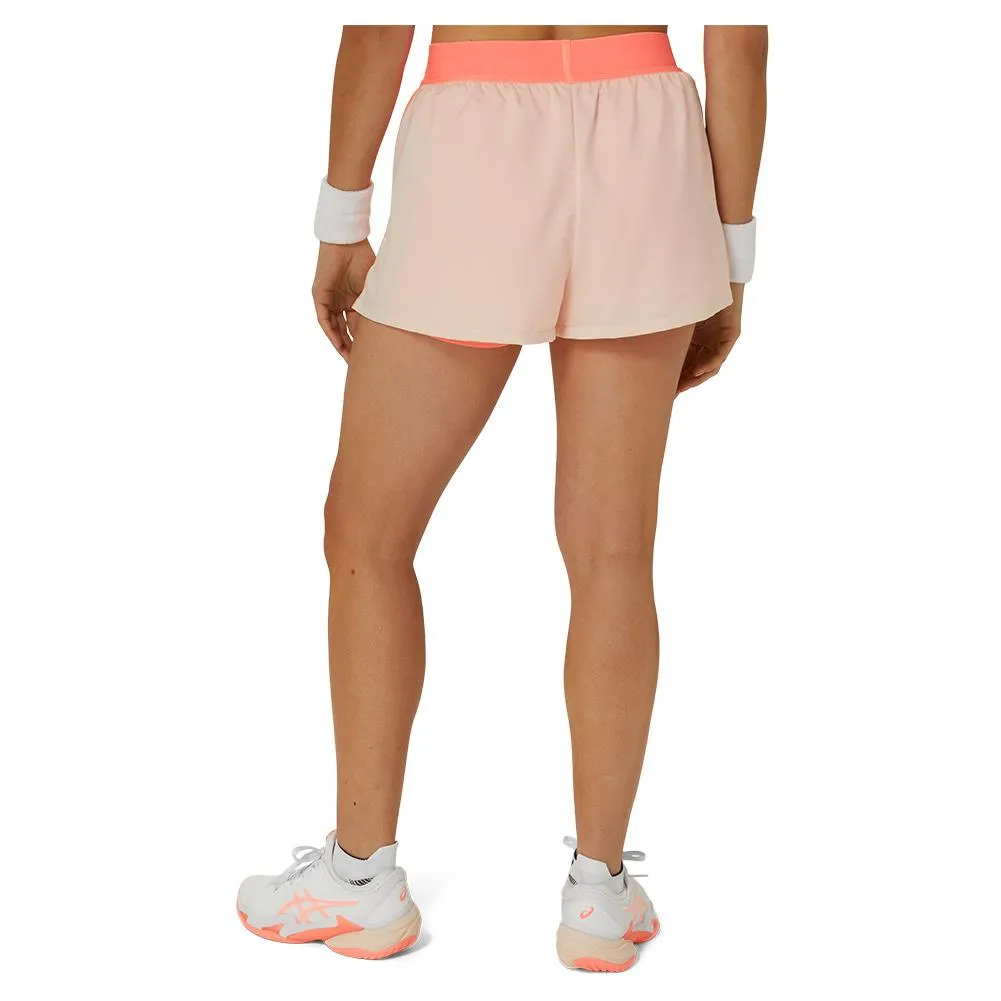 Women's Match Tennis Short Sun Coral