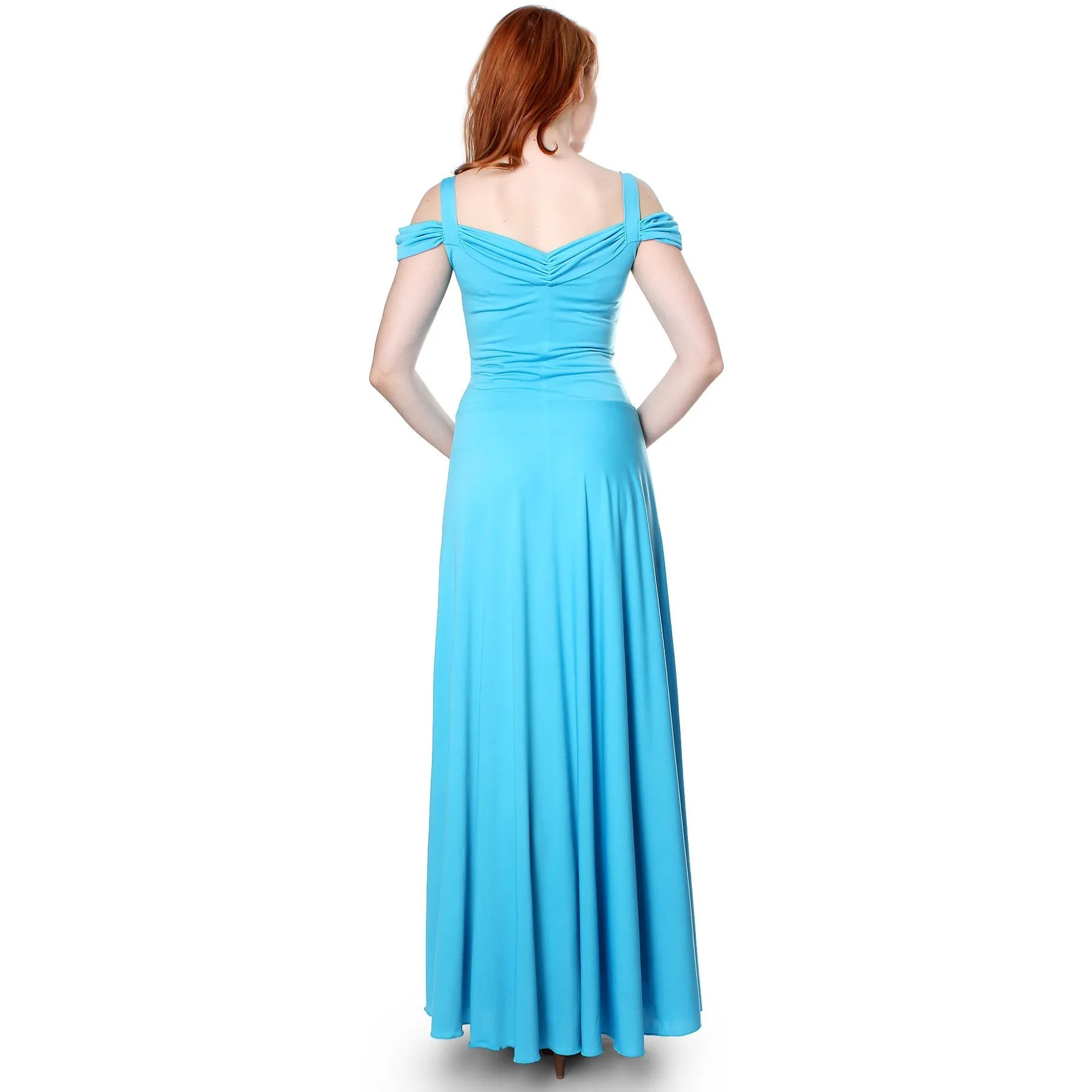 Women's Slip On Elegant Formal Long Evening Dress