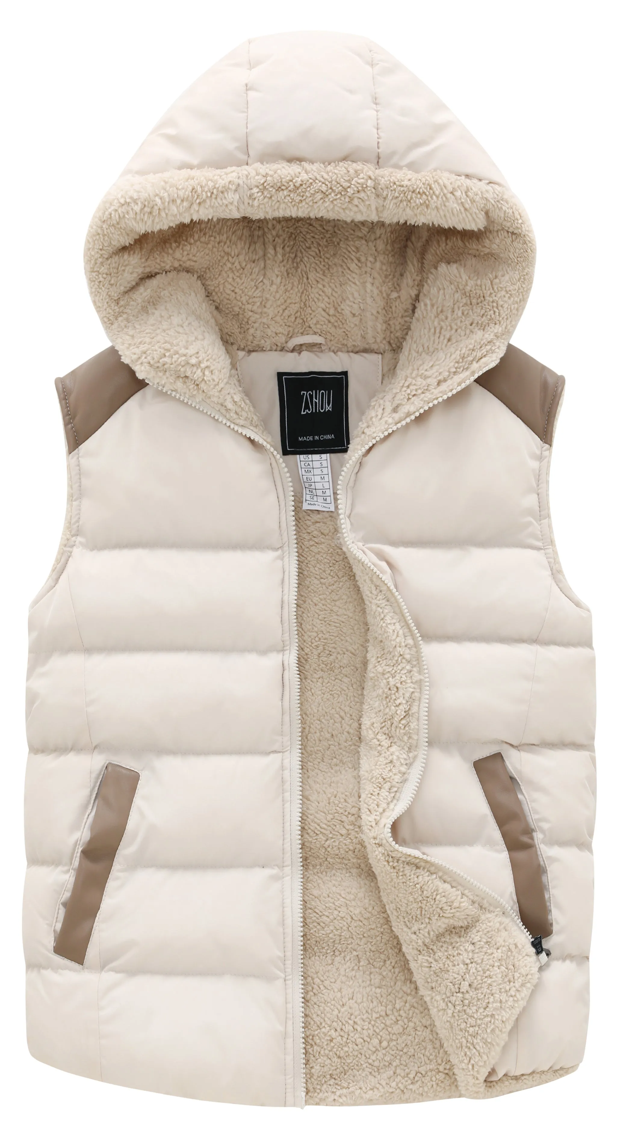 ZSHOW Women's Outerwear Vest Casual Thicken