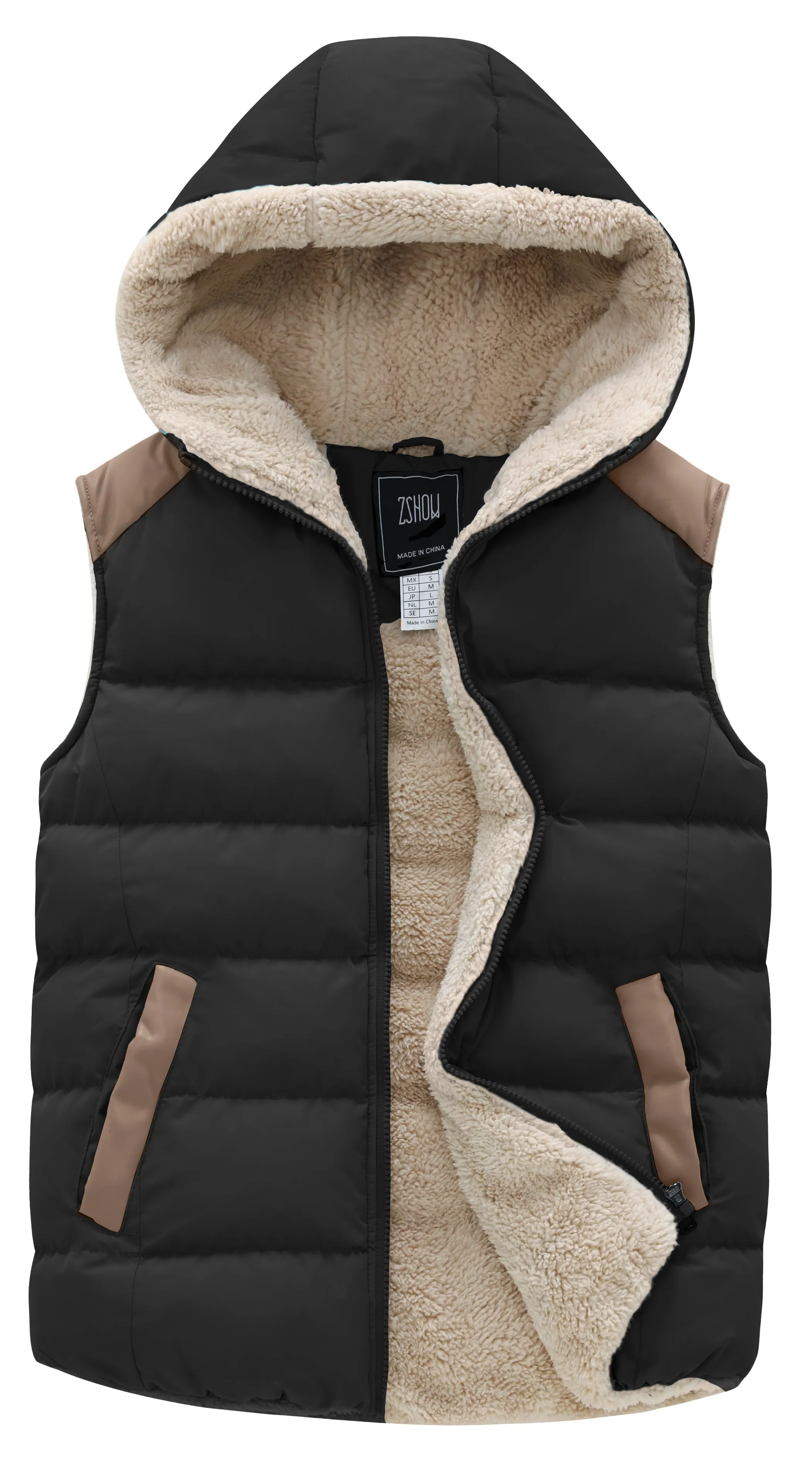 ZSHOW Women's Outerwear Vest Casual Thicken